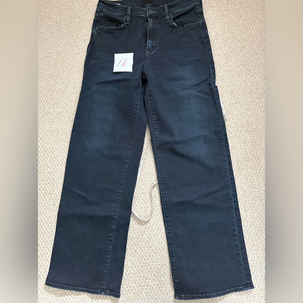 Mother Women’s Dark Wash Straight Leg Jeans